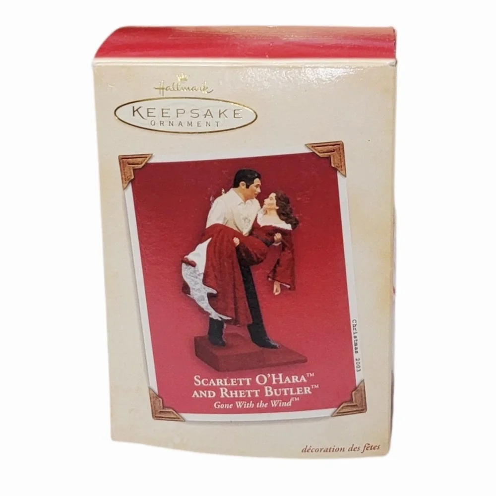 Hallmark Keepsake Gone With The Wind Scarlett O'Hara Rhett Butler Ornament‎ 2003